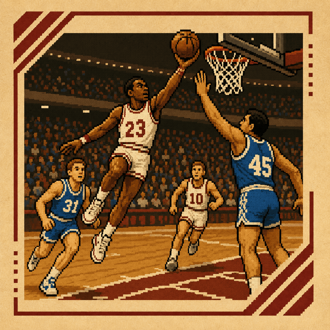Basketball — pixel art